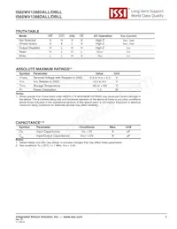 IS65WV1288DBLL-45HLA3 Datenblatt Seite 3