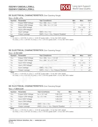 IS65WV1288DBLL-45HLA3 Datasheet Pagina 5