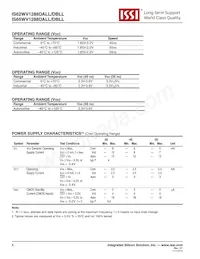 IS65WV1288DBLL-45HLA3 Datenblatt Seite 6