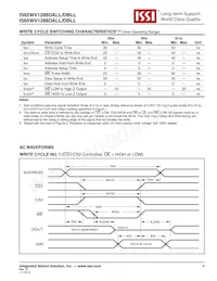 IS65WV1288DBLL-45HLA3 Datenblatt Seite 9