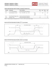 IS65WV1288DBLL-45HLA3 Datasheet Page 11