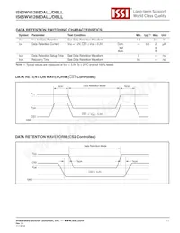 IS65WV1288DBLL-45HLA3 Datasheet Pagina 11