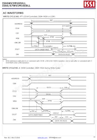 IS66WV1M16EBLL-55BLI數據表 頁面 10