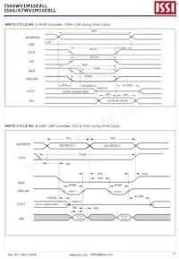 IS66WV1M16EBLL-55BLI Datasheet Pagina 11