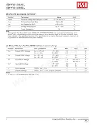 IS66WV51216BLL-55TLI-TR Datasheet Pagina 4