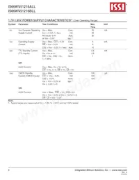 IS66WV51216BLL-55TLI-TR Datenblatt Seite 6