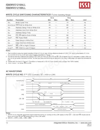 IS66WV51216BLL-55TLI-TR Datenblatt Seite 10