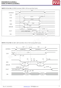 IS66WV51216EBLL-55BLI-TR數據表 頁面 11