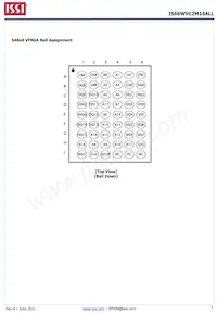 IS66WVC2M16ALL-7010BLI-TR Datasheet Pagina 3