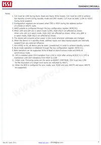 IS66WVC2M16ALL-7010BLI-TR Datasheet Pagina 6