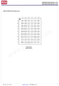 IS66WVC2M16ECLL-7010BLI Datasheet Pagina 3