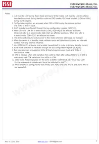 IS66WVC2M16ECLL-7010BLI Datasheet Page 6