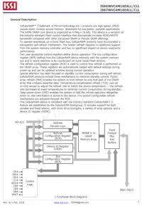 IS66WVC4M16ECLL-7010BLI Datasheet Pagina 2