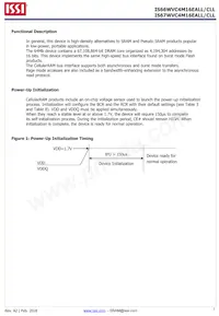 IS66WVC4M16ECLL-7010BLI Datasheet Pagina 7