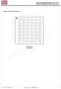 IS66WVE4M16EBLL-55BLI-TR Datasheet Page 3