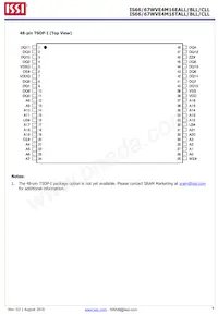 IS66WVE4M16EBLL-55BLI-TR Datasheet Pagina 4