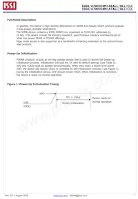 IS66WVE4M16EBLL-55BLI-TR Datasheet Pagina 7