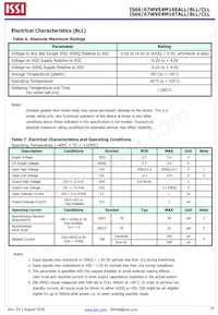 IS66WVE4M16EBLL-55BLI-TR Datasheet Pagina 19