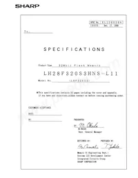 LH28F320S3HNS-L11 Datasheet Page 2