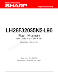 LH28F320S5HNS-L90 Datasheet Copertura