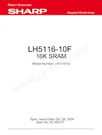 LH5116-10F Datenblatt Cover