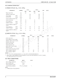 LH5164AN-10L Datasheet Pagina 4