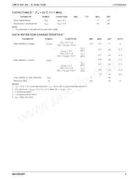 LH5164AN-10L Datasheet Pagina 5