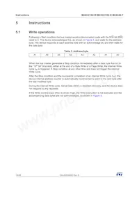 M24C02-WBN6P Datasheet Pagina 14
