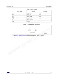 M24C08-DRMF3TG/K Datasheet Pagina 7