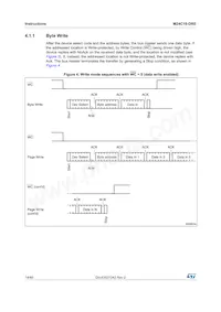 M24C16-DRDW8TP/K數據表 頁面 14