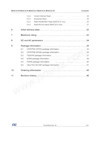 M24C32-FCU6TP/TF Datasheet Pagina 3