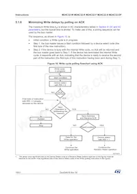 M24C32-FCU6TP/TF Datasheet Pagina 18