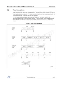 M24C32-FCU6TP/TF Datasheet Pagina 19