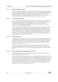 M24C32-FCU6TP/TF Datasheet Pagina 20