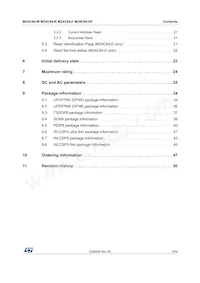 M24C64-FCU6TP/TF Datasheet Pagina 3