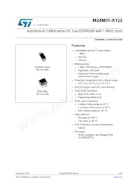 M24M01-DWDW3TP/K Datenblatt Cover