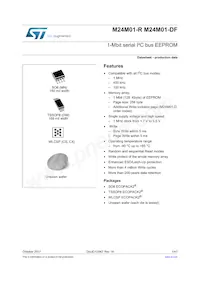 M24M01-RCS6TP/A Datasheet Cover