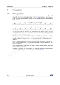 M24M01-RCS6TP/A Datasheet Pagina 14