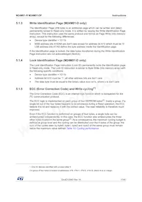 M24M01-RCS6TP/A Datasheet Pagina 17