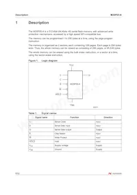 M25P05-AVDW6TP TR Datasheet Pagina 6