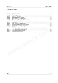 M27W101-80N6TR Datenblatt Seite 3