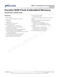 M29W160EB7AZA6F TR Datenblatt Cover