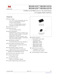 M29W160FT70N3F TR Datenblatt Cover