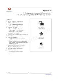 M45PE40-VMW6TG TR Datenblatt Cover