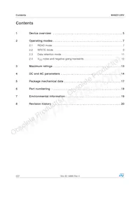 M48Z512BV-85PM1 Datasheet Pagina 2