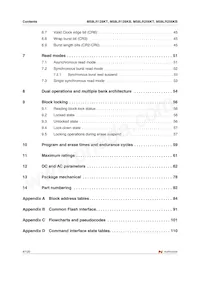 M58LR256KT70ZQ5E Datasheet Page 4