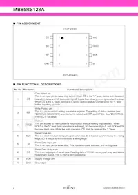 MB85RC128APNF-G-JNE1 Datenblatt Seite 2