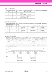 MB85RS256BPNF-G-JNE1數據表 頁面 11