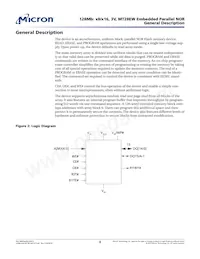 MT28EW128ABA1LPC-1SIT TR Datasheet Pagina 8