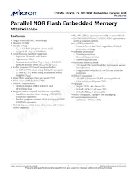 MT28EW512ABA1LPN-0SIT Datasheet Copertura